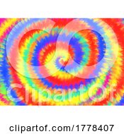 Poster, Art Print Of Abstract Hand Painted Tie Dye Pattern Background