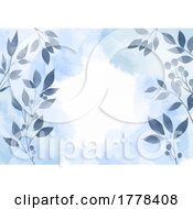 Poster, Art Print Of Elegant Hand Painted Watercolour Floral Design Background