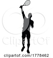 07/05/2022 - Tennis Silhouette Sport Player Man