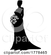 07/05/2022 - Bride Bridal Wedding Dress Silhouette Woman Design