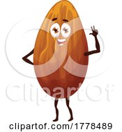 Almond Food Mascot Character