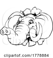 Poster, Art Print Of Elephant Sports Animal Mascot