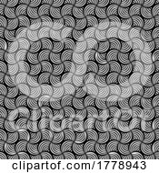 Poster, Art Print Of Retro Abstract Pattern Background In Black And White