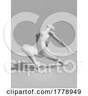 Poster, Art Print Of 3d Female Figure In Ballet Pose