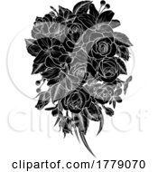 Flowers Floral Bouquet Roses Funeral Wedding by AtStockIllustration