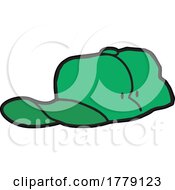 Poster, Art Print Of Cartoon Green Baseball Hat
