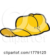 Cartoon Yellow Baseball Hat by Johnny Sajem