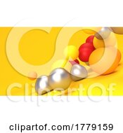 Poster, Art Print Of Soft Bouncing Spheres Cluster