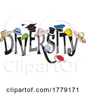 Poster, Art Print Of Cartoon Diversity Hats