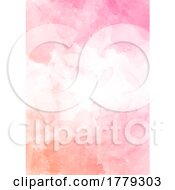Poster, Art Print Of Elegant Hand Painted Watercolour Background