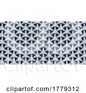 Poster, Art Print Of 3d Geometric Weave Abstract Wallpaper Background