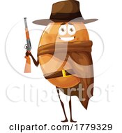 Poster, Art Print Of Western Potato Food Mascot Character