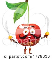 Cherry Food Mascot Character by Vector Tradition SM