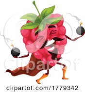 Poster, Art Print Of Raspberry Food Mascot Character