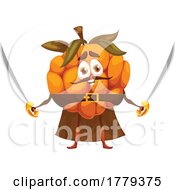 Poster, Art Print Of Cloudberry Food Mascot Character