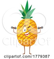Poster, Art Print Of Pineapple Food Mascot Character