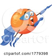 Poster, Art Print Of Orange Food Mascot Character