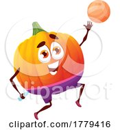 Pumpkin Food Mascot Character