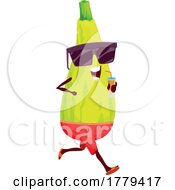 Poster, Art Print Of Squash Food Mascot Character