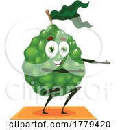 Poster, Art Print Of Bergamot Food Mascot Character