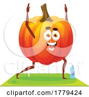Poster, Art Print Of Pumpkin Food Mascot Character