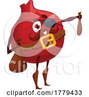 Pomegranate Food Mascot Character