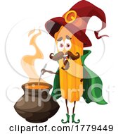Wizard Churro Food Mascot Character by Vector Tradition SM