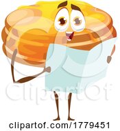 Poster, Art Print Of Pancakes Food Mascot Character