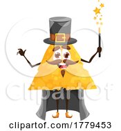 Poster, Art Print Of Magician Tortilla Chip Food Mascot Character