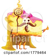 Cake Food Mascot Character