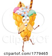 Poster, Art Print Of Ice Cream Food Mascot Character
