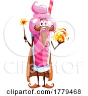 Poster, Art Print Of Milkshake Food Mascot Character