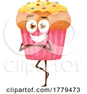Cupcake Food Mascot Character by Vector Tradition SM