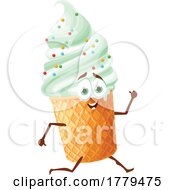 Ice Cream Food Mascot Character