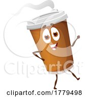 Poster, Art Print Of Take Away Coffee Food Mascot Character