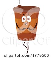 Take Away Coffee Food Mascot Character