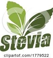 Poster, Art Print Of Stevia Leaf Design