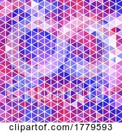Poster, Art Print Of Abstract Low Poly Geometric Background
