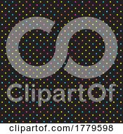 Poster, Art Print Of Cute Polka Dot Pattern In Rainbow Colours