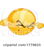 Yellow Emoji Smiley Plugging Its Ears in Denial by yayayoyo #COLLC1779633-0157