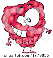 Poster, Art Print Of Cartoon Happy Raspberry