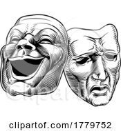 08/10/2022 - Theater Or Theatre Drama Comedy And Tragedy Masks