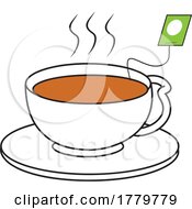 Poster, Art Print Of Cartoon Cup Of Tea