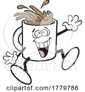 Cartoon Hyper Mug Shots Coffee Moji Mascot