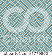 Poster, Art Print Of Abstract Maze Style Background