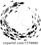 Poster, Art Print Of Circling School Of Fish