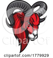 Tough Red Ram Mascot Logo