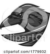Raven Or Crow Mascot Logo