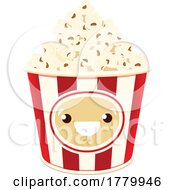 Poster, Art Print Of Cartoon Popcorn Character