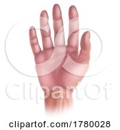 Poster, Art Print Of Hand Five Senses Human Body Part Icon